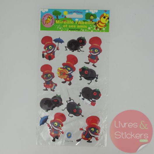 Stickers Silver Mireille L Abeille Et Ses Amis 1 3 LIVRES Et STICKERS