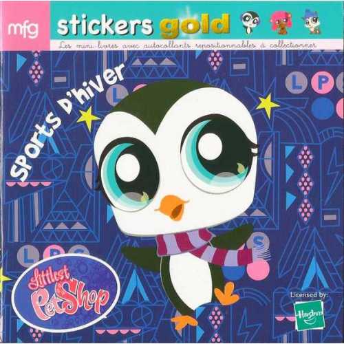 Stickers Gold Littlest PetShop Sports d'hiver