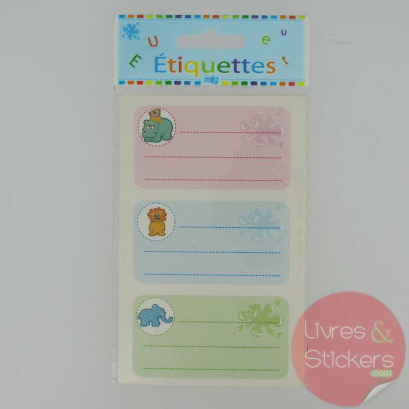 Etiquettes scolaires Mfg 20/20