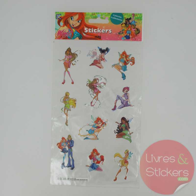 Stickers Silver Winx 3/4